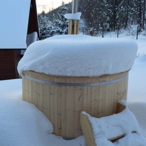 Strefa SPA - balia opalana drewnem